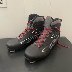 Alpina cross-country XC ski boots, NNN bindings